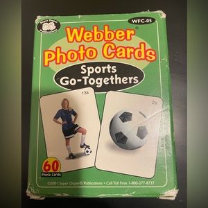Webber Photo Cards Sports Go Togethers - box is used and has wear